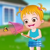 Baby Hazel Spring Time