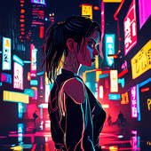 Найди Отличия: Киберпанк